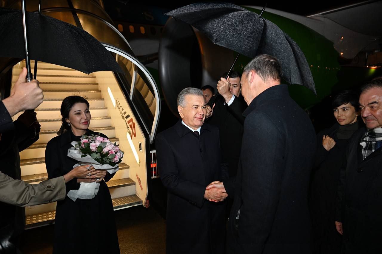President Mirziyoyev begins official trip to Belgium.