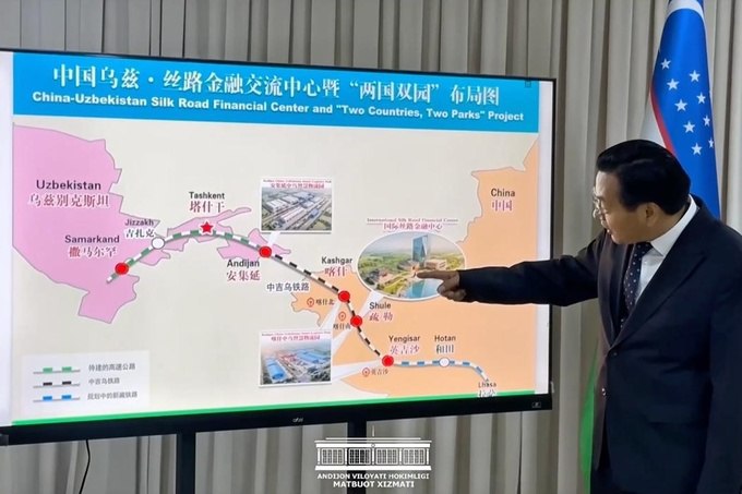 Chinese company to invest $500 million in transport and logistics corridor in Andijan region.