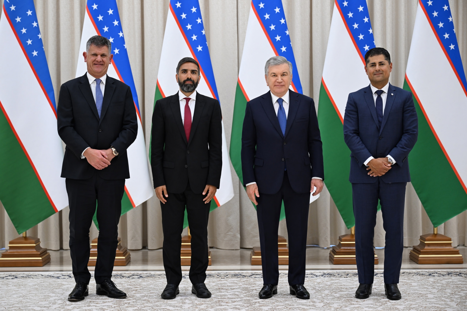 President Mirziyoyev meets SOCAR and BP leadership to discuss energy cooperation.