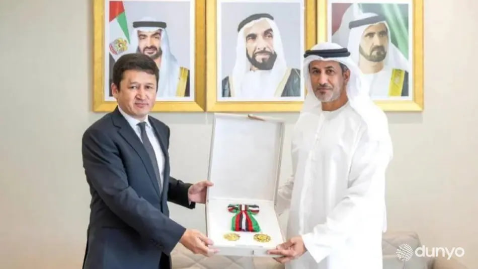 UAE President honors Uzbekistan’s ambassador with top state award.