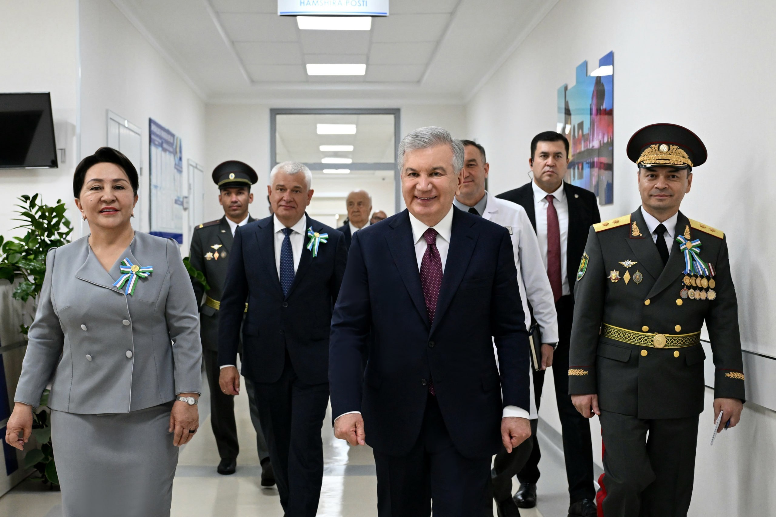 President Mirziyoyev visits World War II veterans ahead of Remembrance Day.