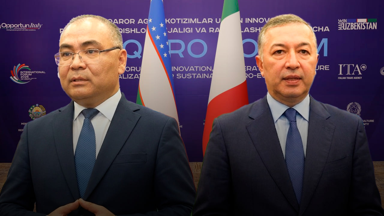 Uzbekistan eyes AI-powered agri-tech imports from Italy.