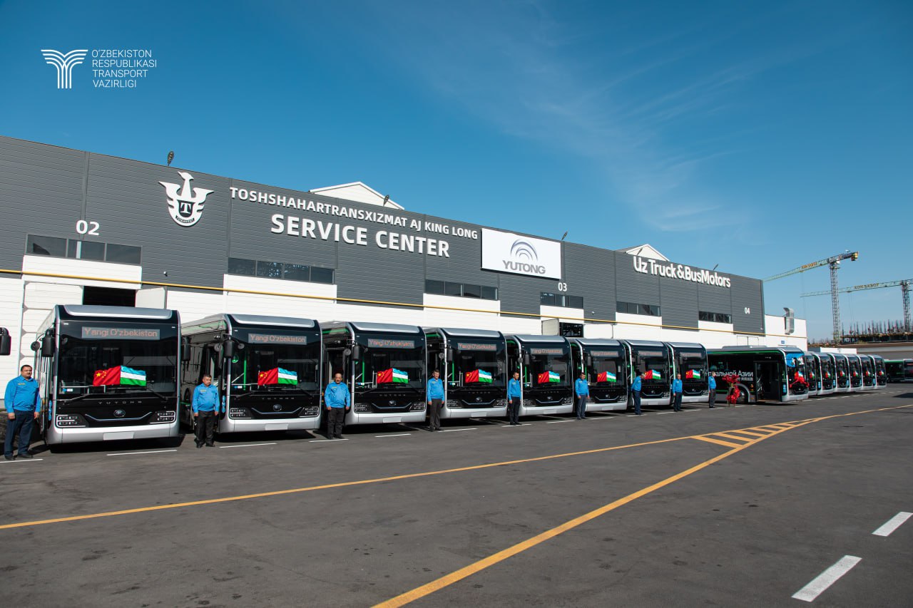 Tashkent expands its fleet with over two hundred Chinese-made electric buses.