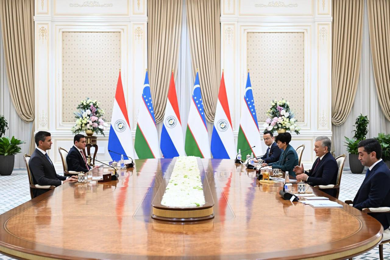 Presidents of Uzbekistan and Paraguay discuss strengthening bilateral partnership.