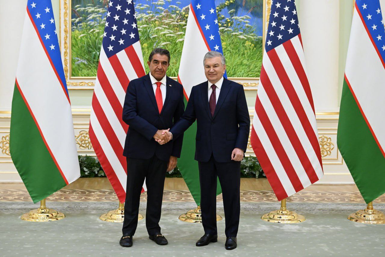 Shavkat Mirziyoyev meets US President’s Special Envoy Paolo Zampolli.