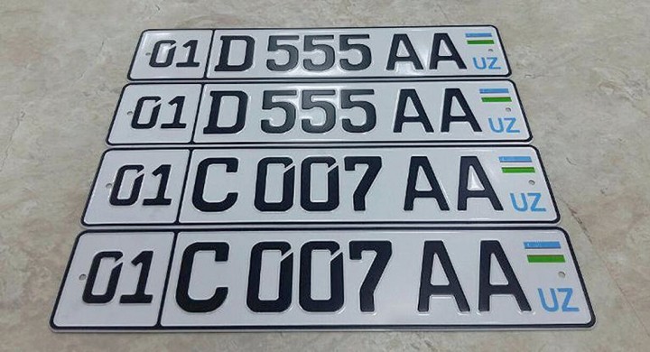 Uzbekistan ends auctions for car license plates, introduces fixed-price purchase.