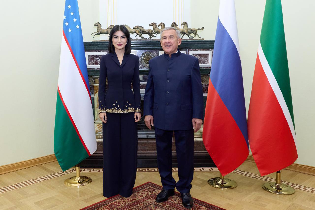Saida Mirziyoyeva and Rustam Minnikhanov discuss strengthening Uzbekistan-Tatarstan ties.