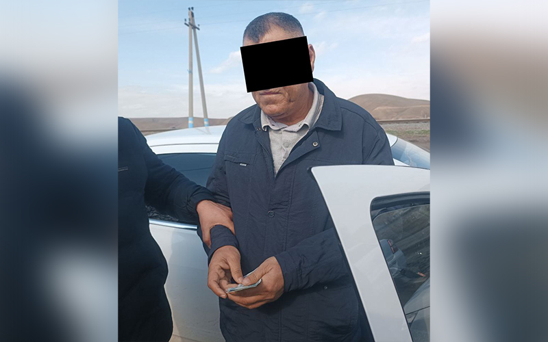 Ecology department head detained in Surkhandarya over alleged bribery.