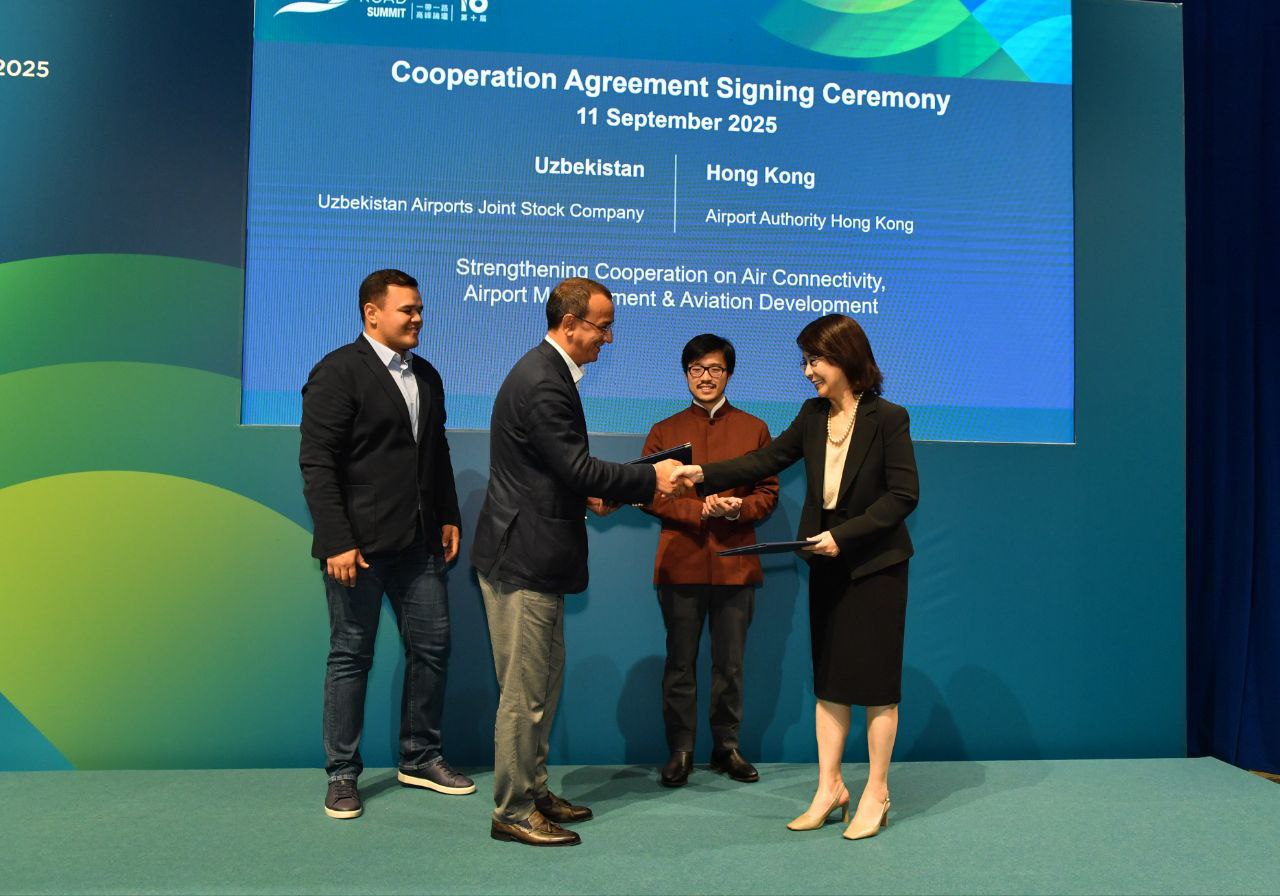 Uzbekistan and Hong Kong to establish direct flights under new agreement.
