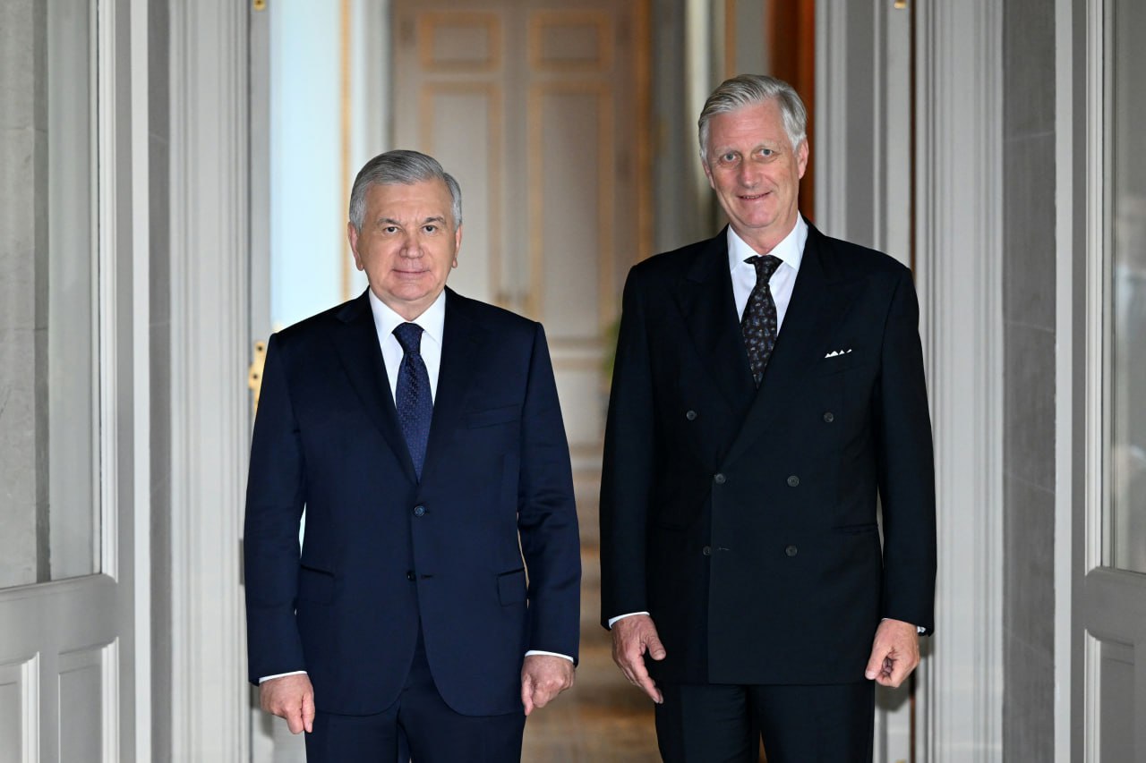 President Mirziyoyev and King Philippe discuss prospects for Uzbek–Belgian cooperation.