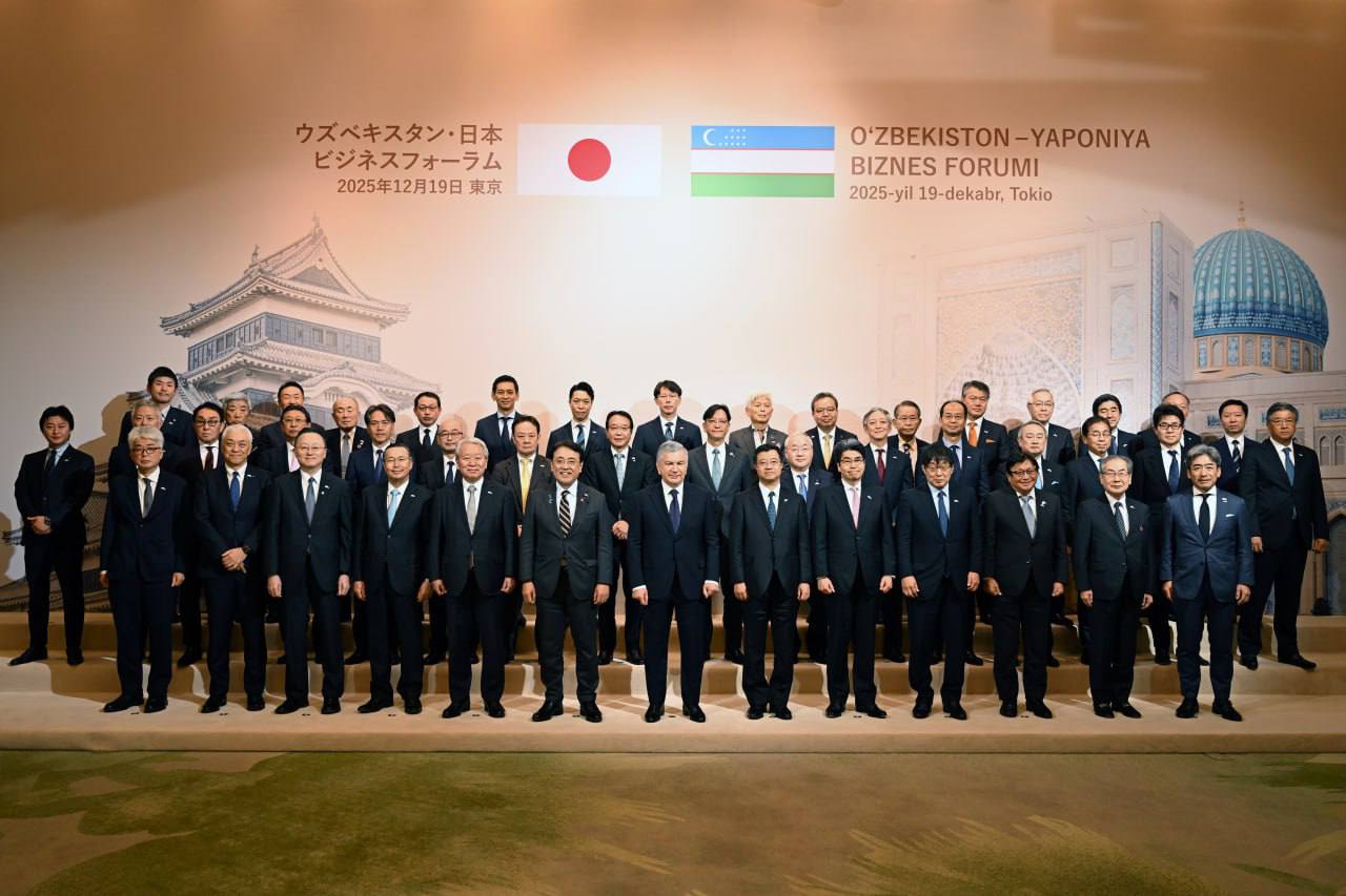 President Shavkat Mirziyoyev meets leaders of Japan’s major companies and financial institutions.