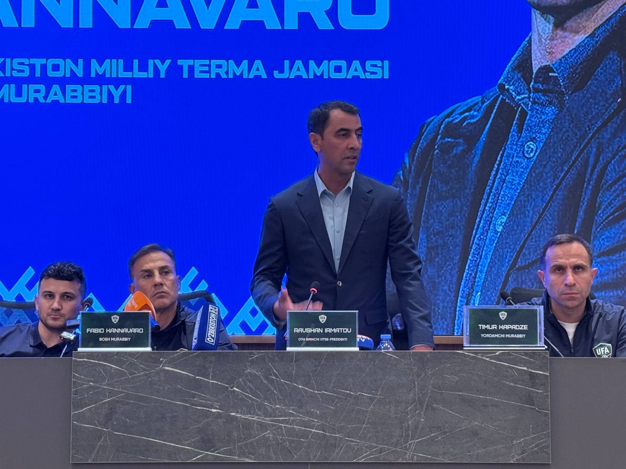 UFA dismisses salary rumors as Cannavaro heads Uzbekistan national team.