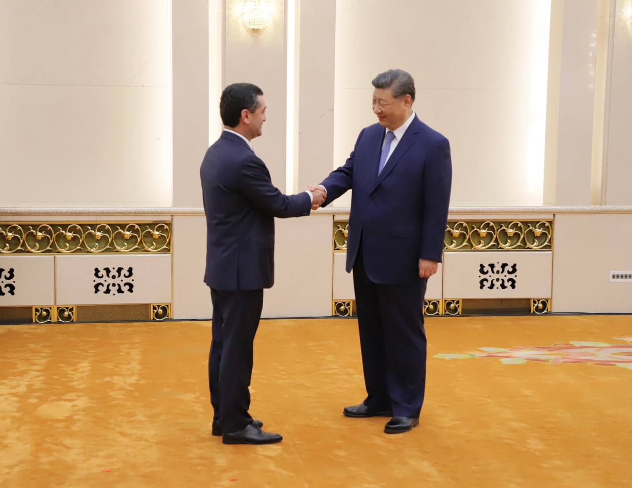 Baxtiyor Saidov Xitoy Raisi Bilan Uchrashdi