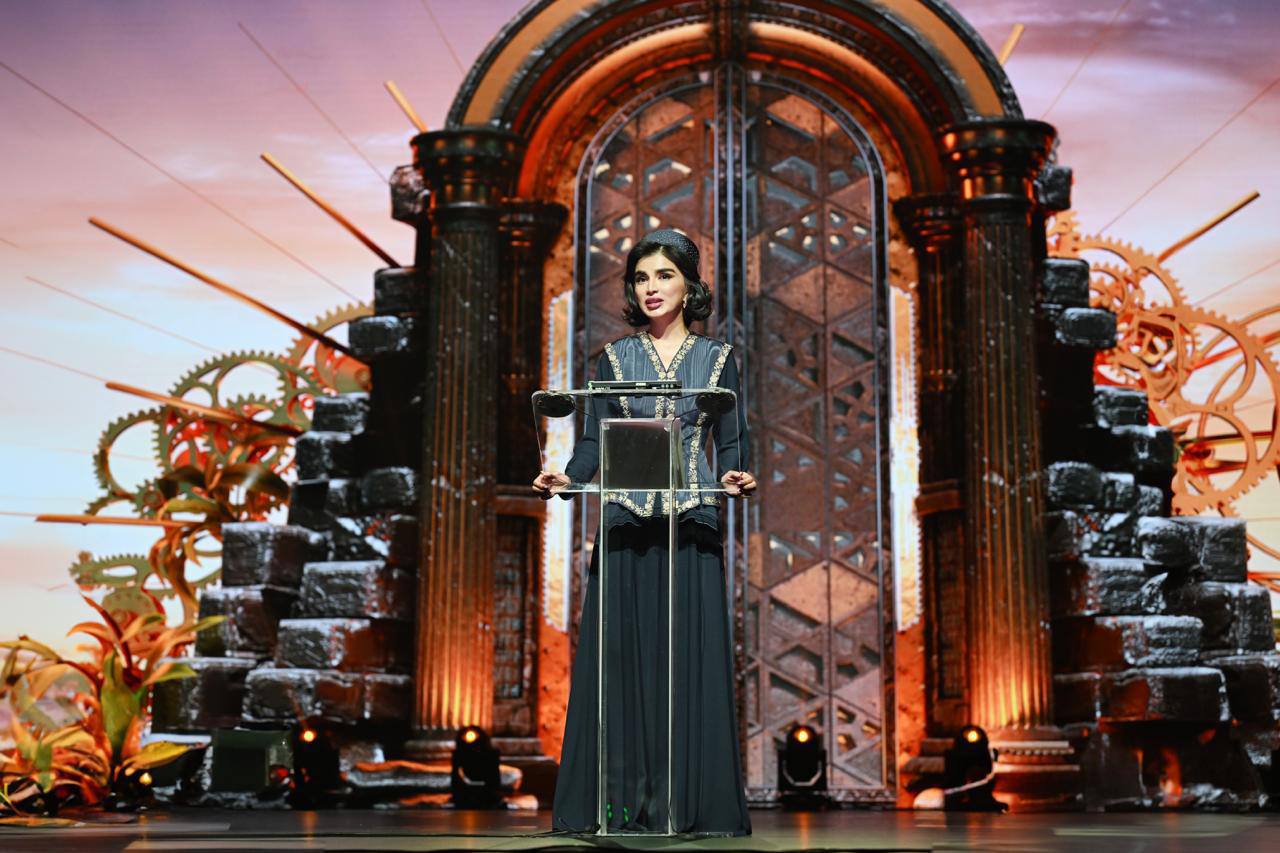 “Today not only borders, but also our hearts are open” – Saida Mirziyoyeva speaks at an event in Bishkek.