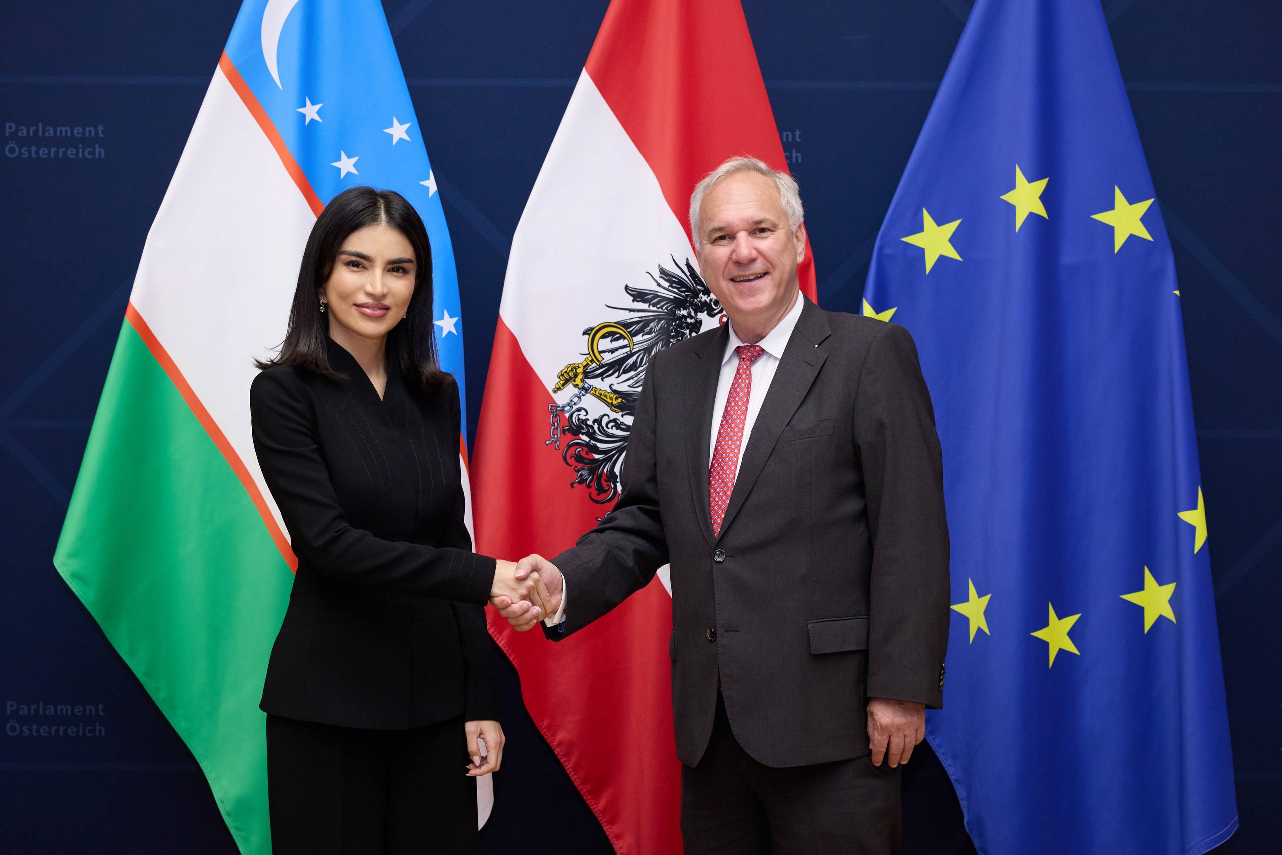 Saida Mirziyoyeva discusses cooperation with Austrian parliamentary leaders and UN officials.