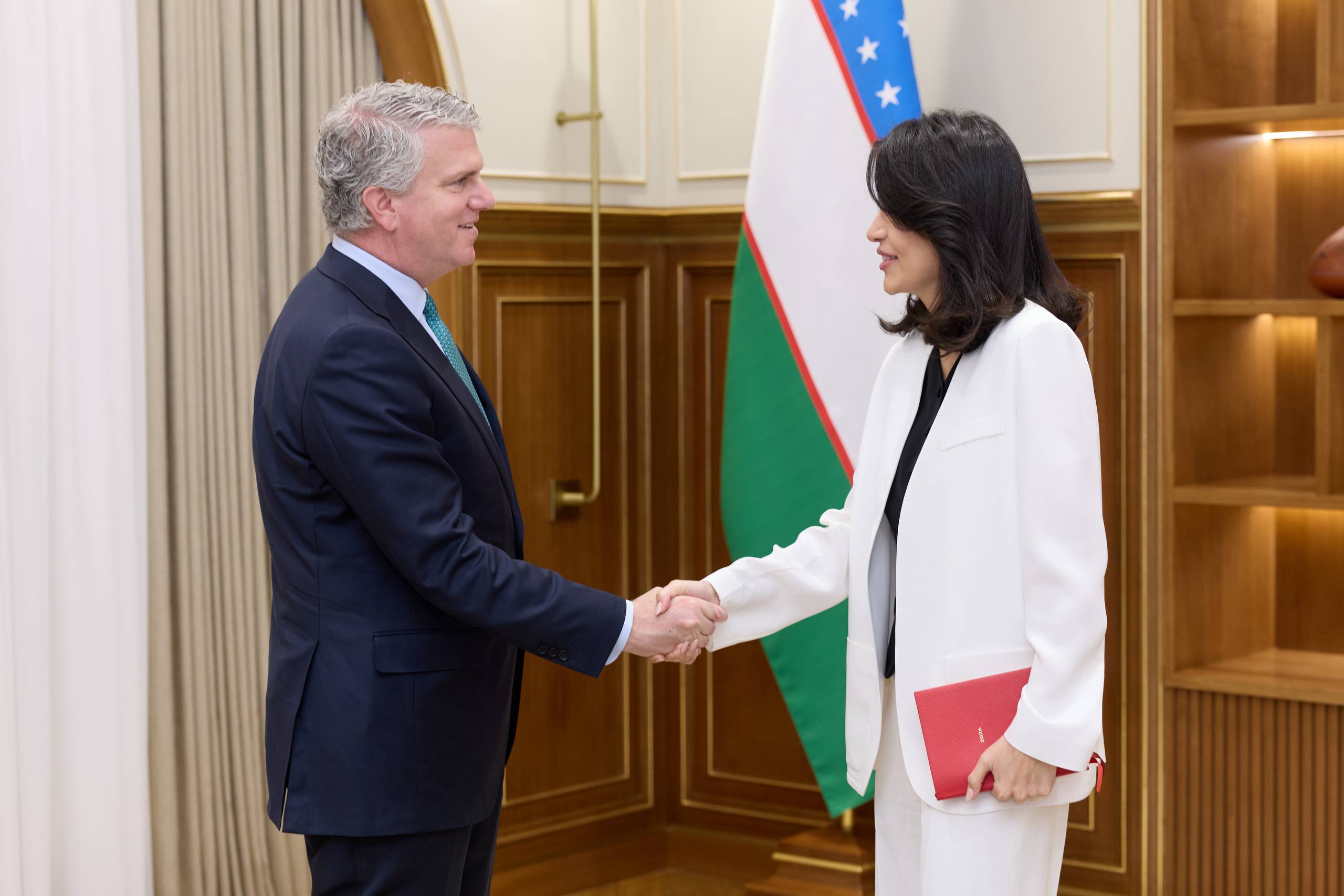 Saida Mirziyoyeva meets with US Assistant Secretary of Comme