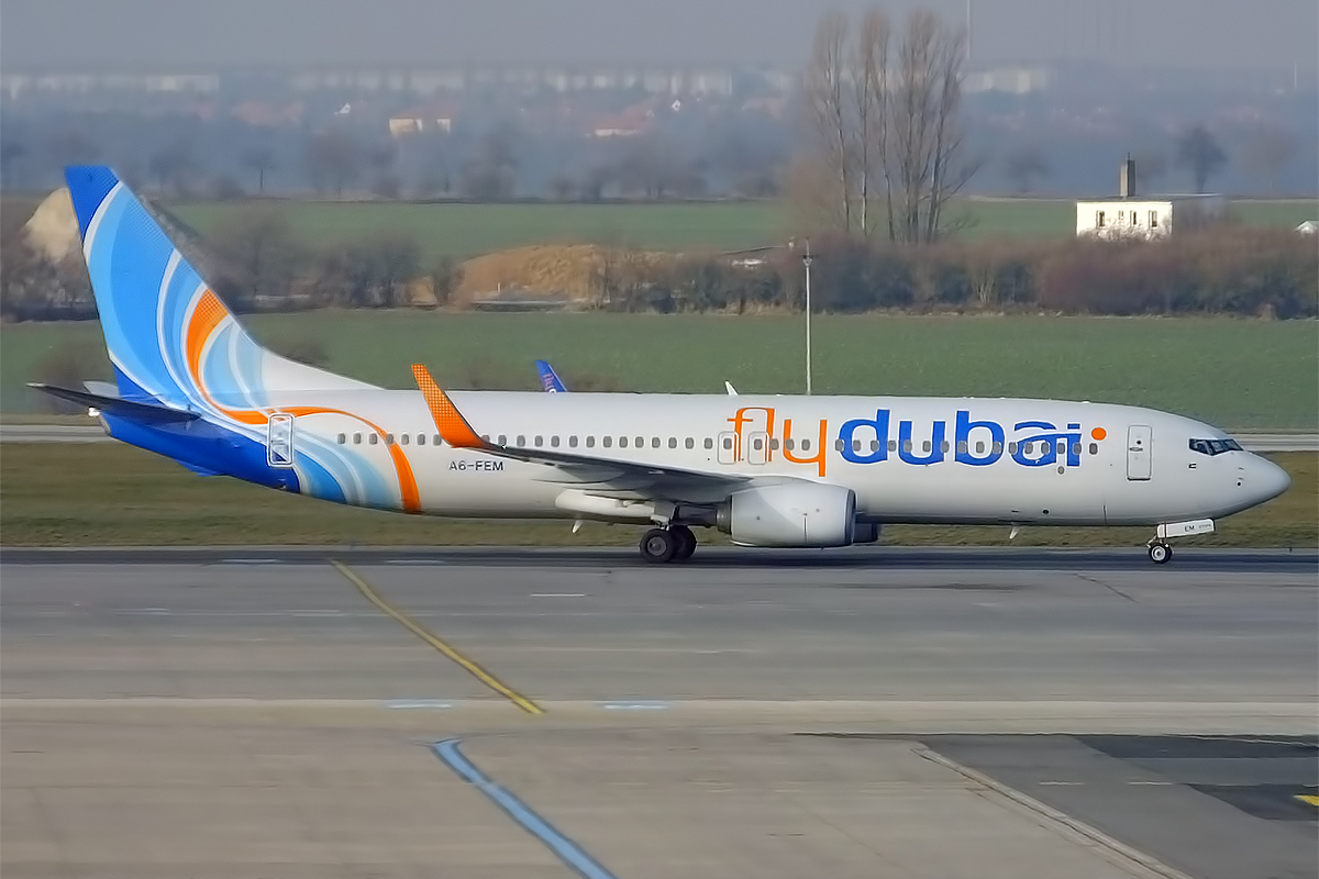 Самолет FlyDubai вернулся в аэропорт Ташкента из-за технической  неисправности