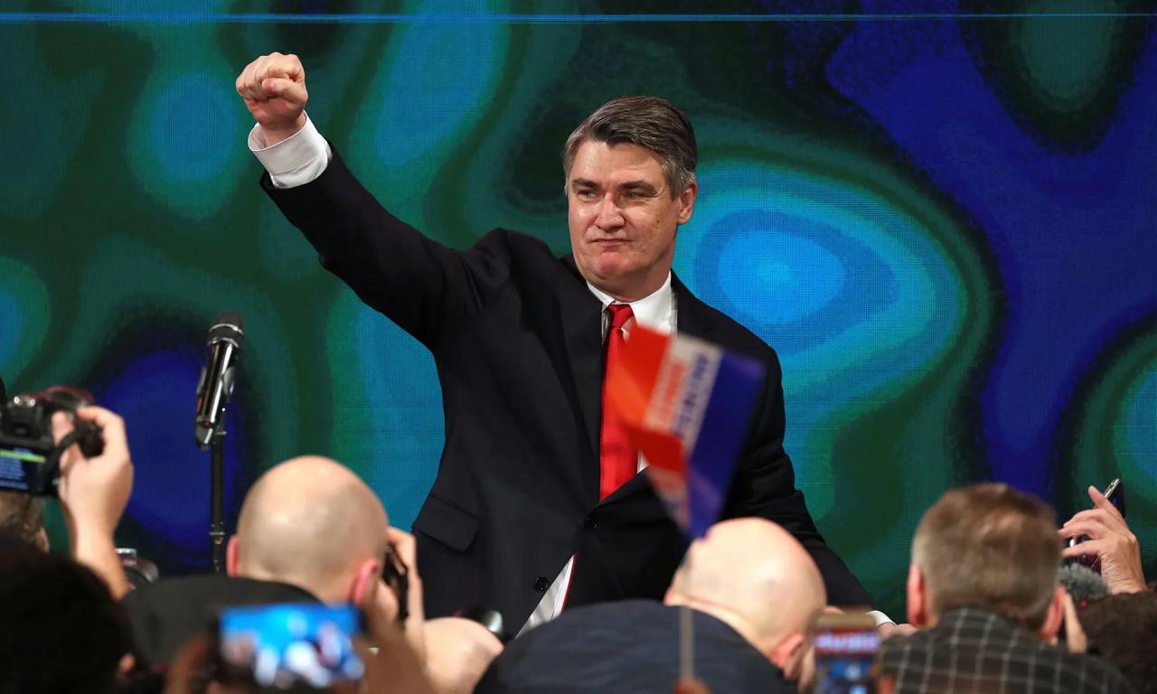 Хорватиядаги президент сайловларида собиқ бош вазир ғолиб бўлди