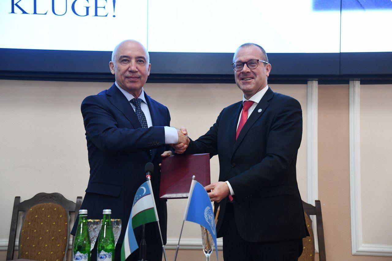 Health Ministry of Uzbekistan, WHO Regional Office for Europe sign two ...