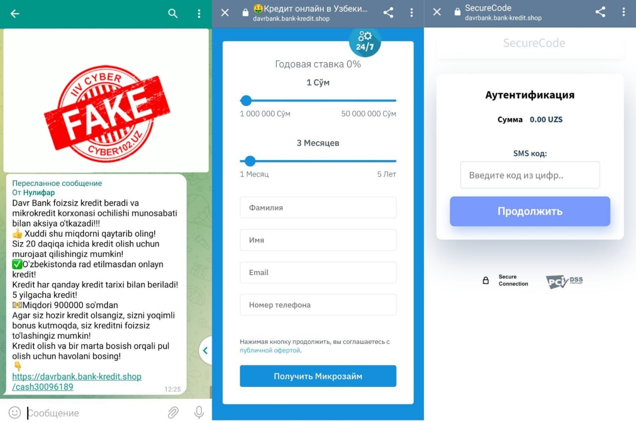 Warning: Scammers are circulating a false message on Telegram that people  are being distributed money