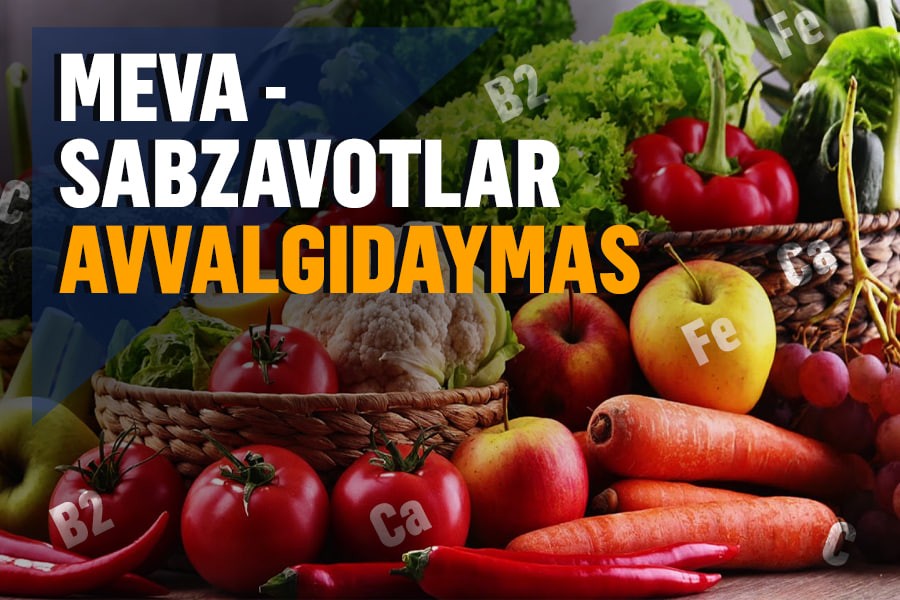 Sabzavotlar va mevalar bilan onanizm Sabzavotlar va mevalar bilan onanizm